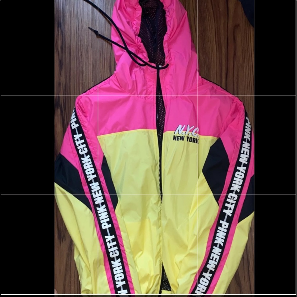 Pink flight jacket